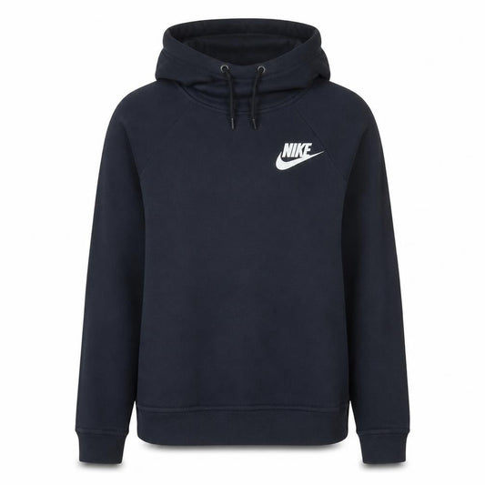 Nike Women's Black Pullover Hoodie Small Cotton Blend Sweatshirt