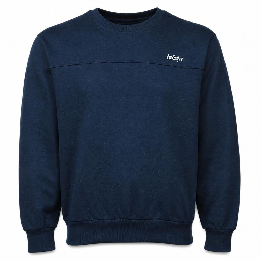 Lee Cooper Men’s Blue Crew Neck Pullover Sweatshirt M
