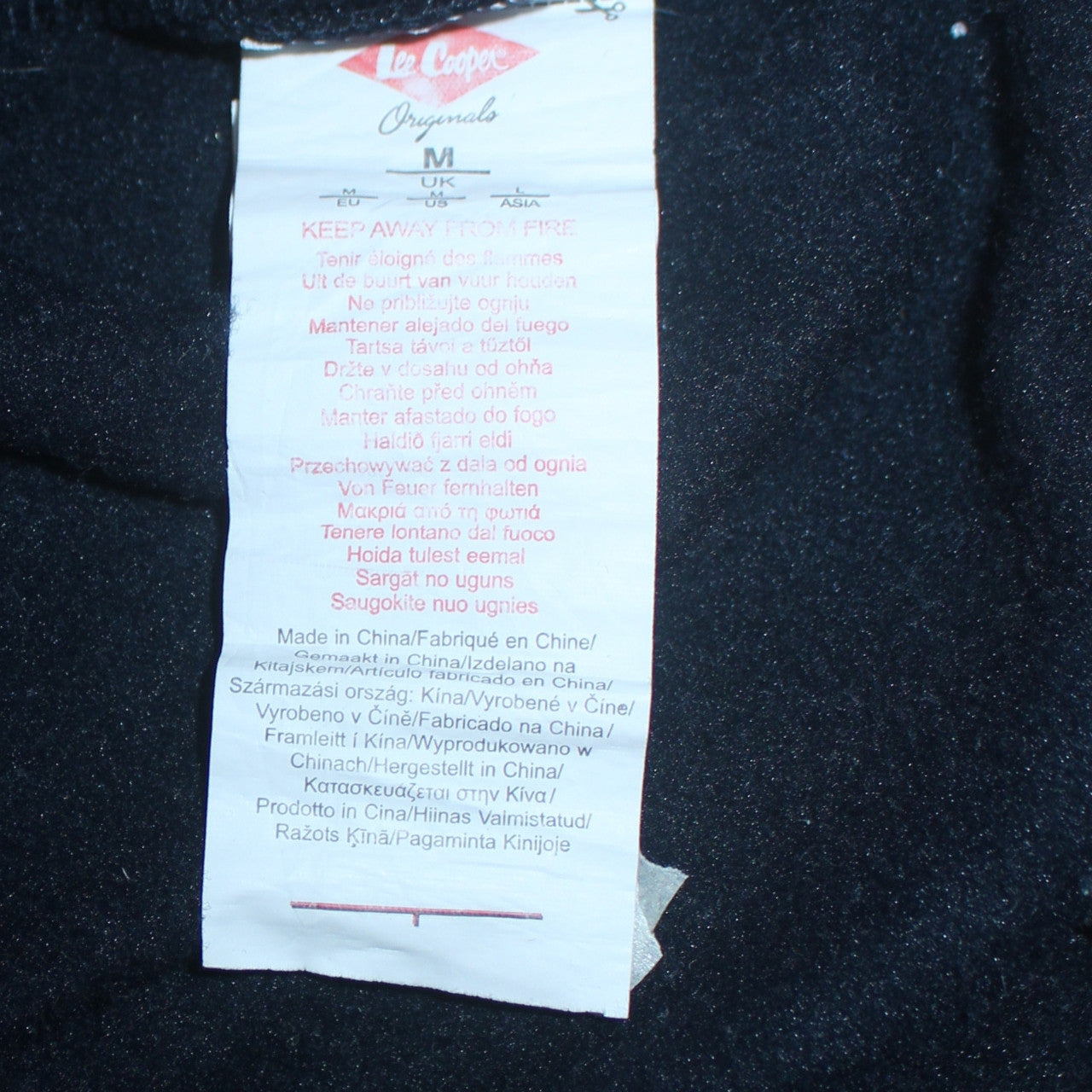 Lee Cooper Men’s Blue Crew Neck Pullover Sweatshirt M
