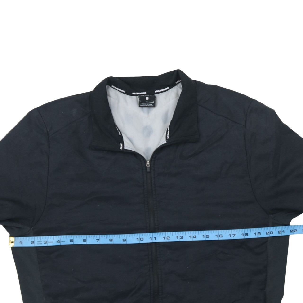 Nike Men's Black Large Aerolayer Running Track Jacket