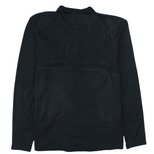 Nike Mens Black 1/4 Zip Dri-FIT Pullover Sweatshirt Size S