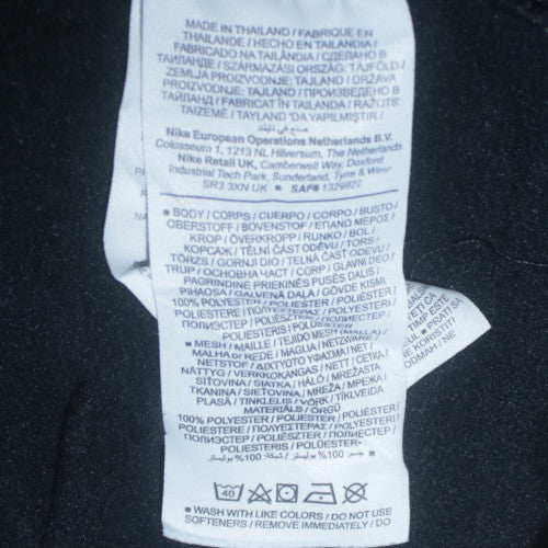 Nike Mens Black 1/4 Zip Dri-FIT Pullover Sweatshirt Size S