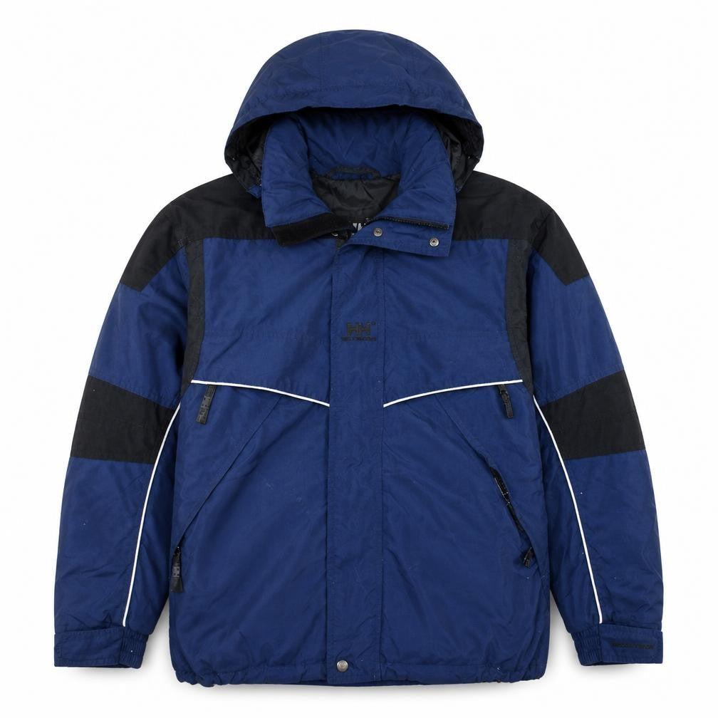 Helly Hansen Men's Blue Waterproof Parka Jacket S Hooded Winter Outdoor