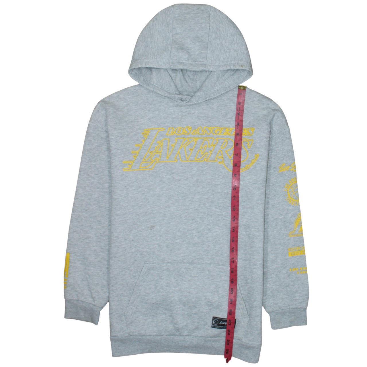NBA Boys Grey Los Angeles Lakers Pullover Hoodie 12-13 Years Basketball Style