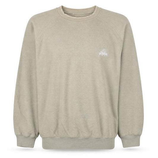 Adidas Men Beige XL Golf Crew Neck Sweatshirt Pullover