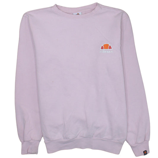 Ellesse Womens Pink Crew Neck Pullover Sweatshirt Size 12
