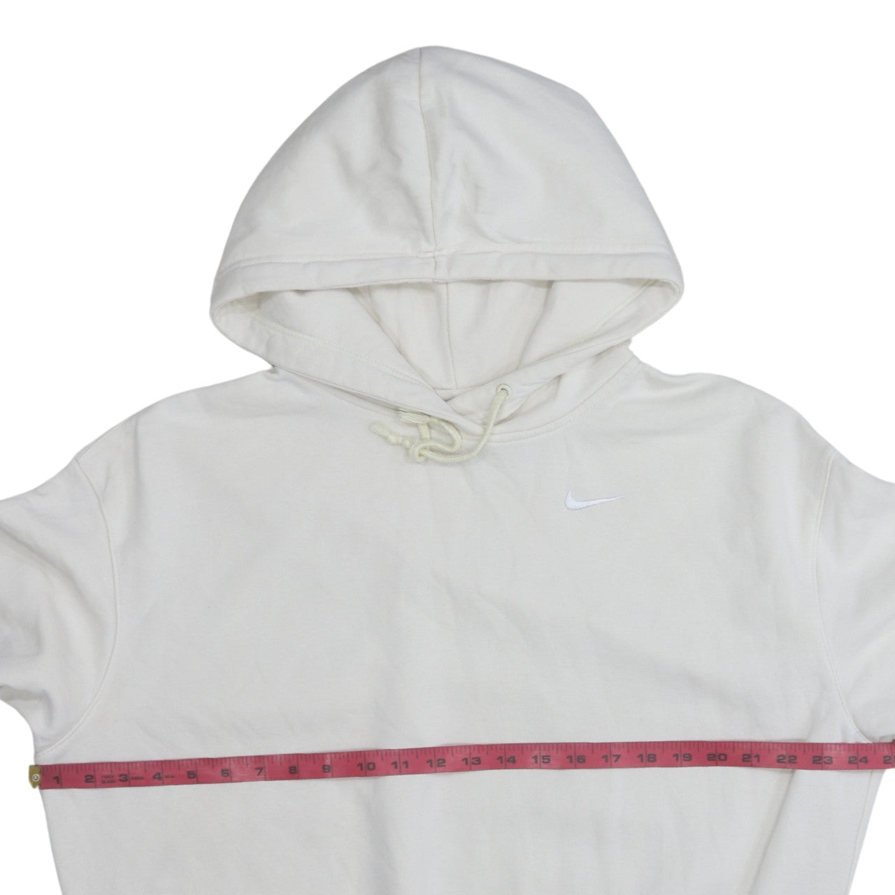 Nike Women's Ivory Pullover Hoodie Small Cotton Blend Sweatshirt