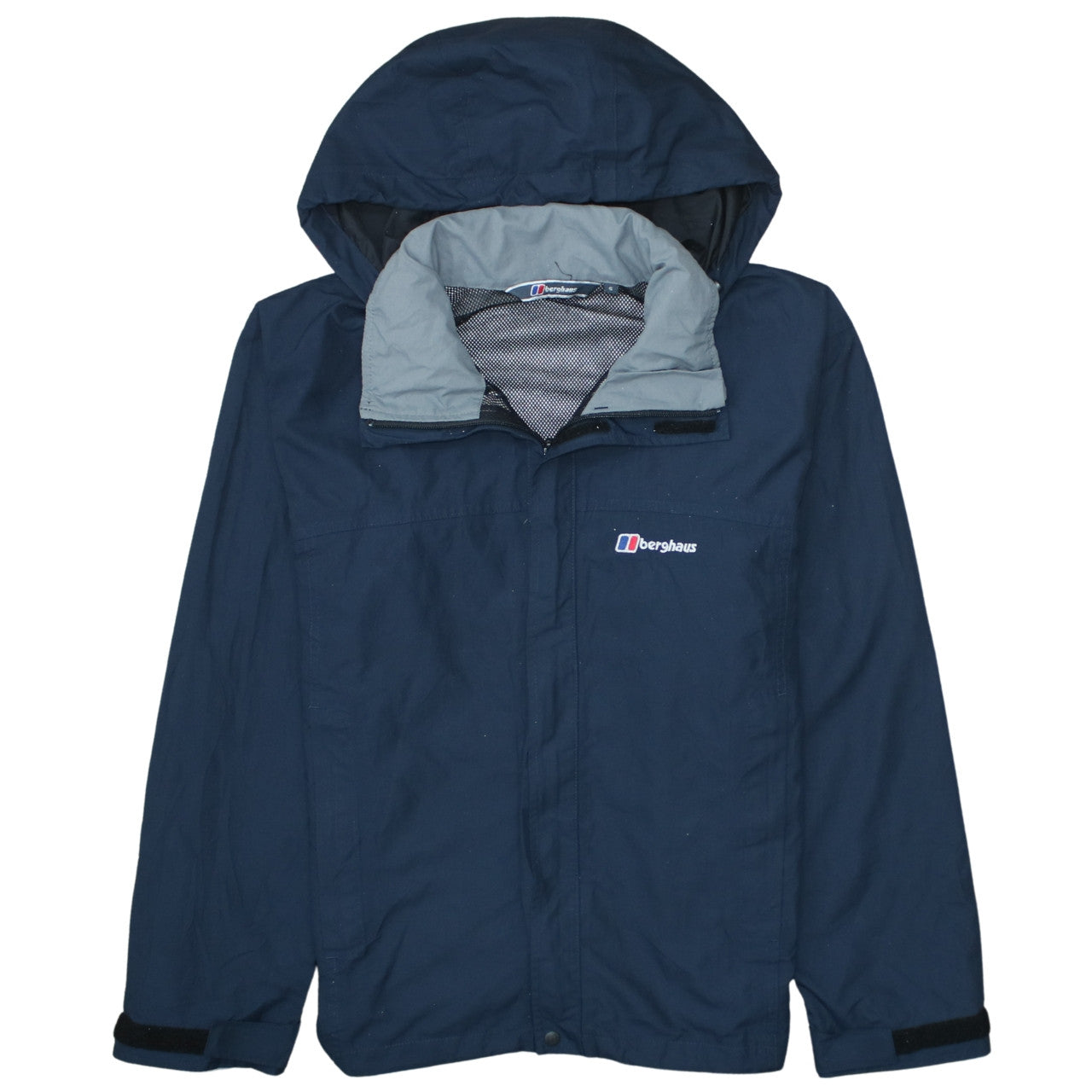 Berghaus Men's Blue Waterproof Hooded Rain Jacket Size S