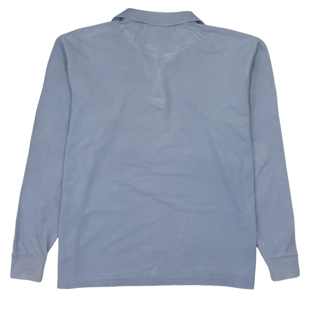 Kappa Men's Blue Long Sleeve Polo Shirt Size L Cotton Casual Top