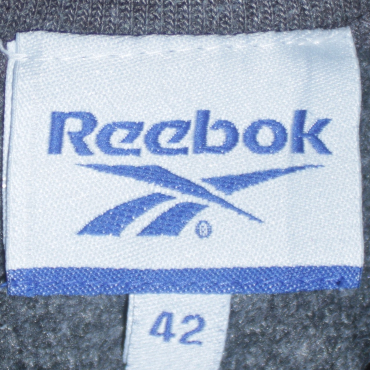 Reebok Women’s Grey Fleece V-Neck Pullover Sweatshirt Size 14