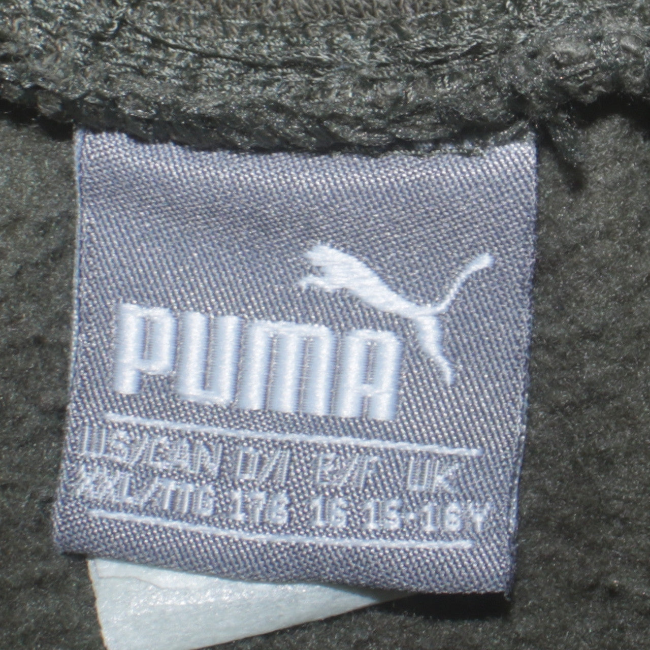 Puma Boys Green Jogger Fleece Sweatpants 15-16 Years Casual Trousers
