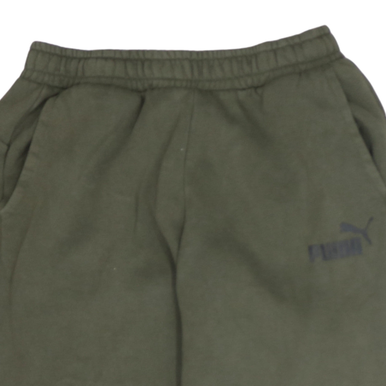 Puma Boys Green Jogger Fleece Sweatpants 15-16 Years Casual Trousers