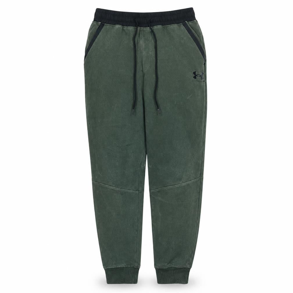 Under Armour Men's Green Jogger Trousers Size S ColdGear Fleece