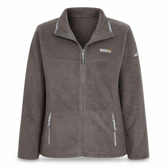 Regatta Women’s Brown Fleece Full Zip Outdoor Jacket Size 14