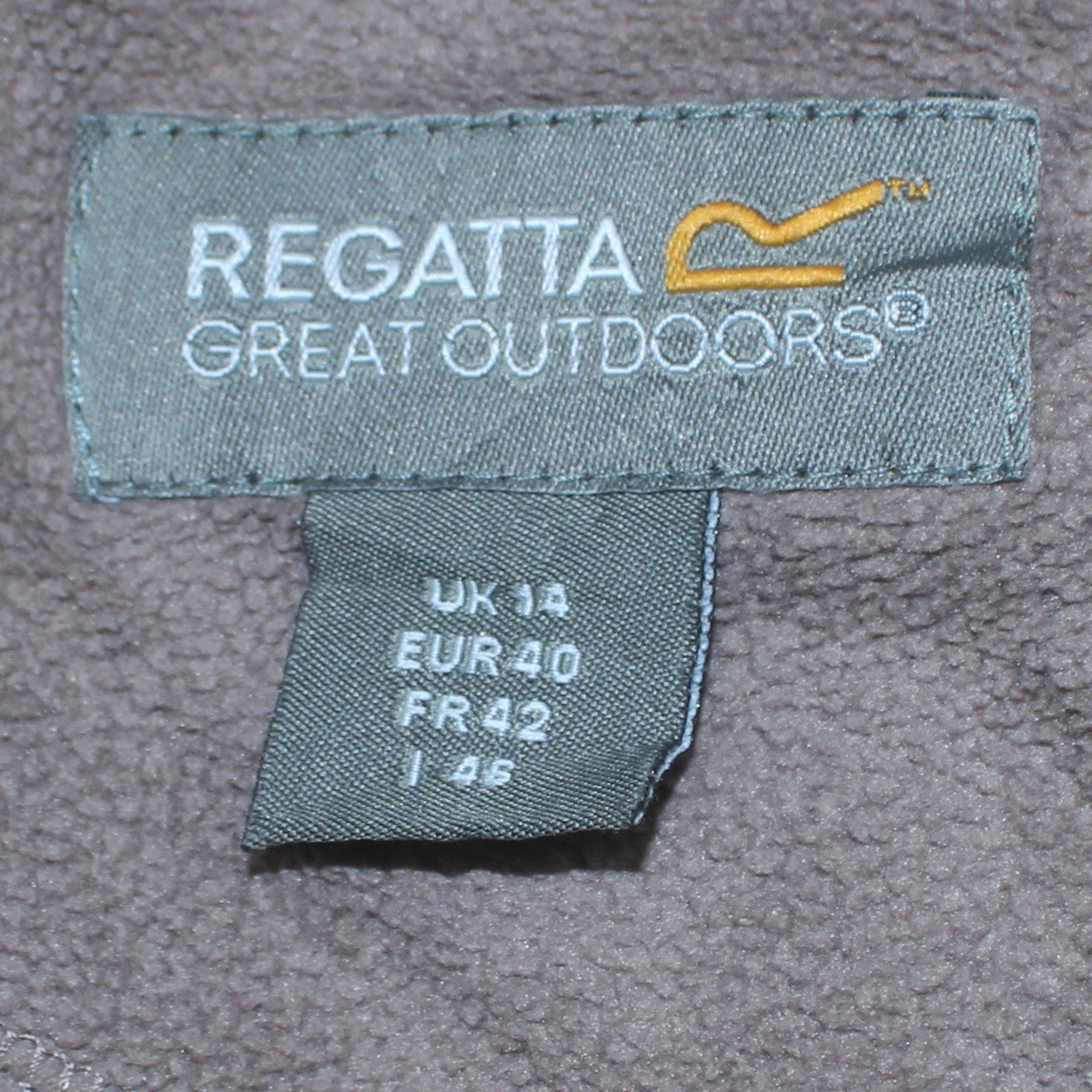 Regatta Women’s Brown Fleece Full Zip Outdoor Jacket Size 14
