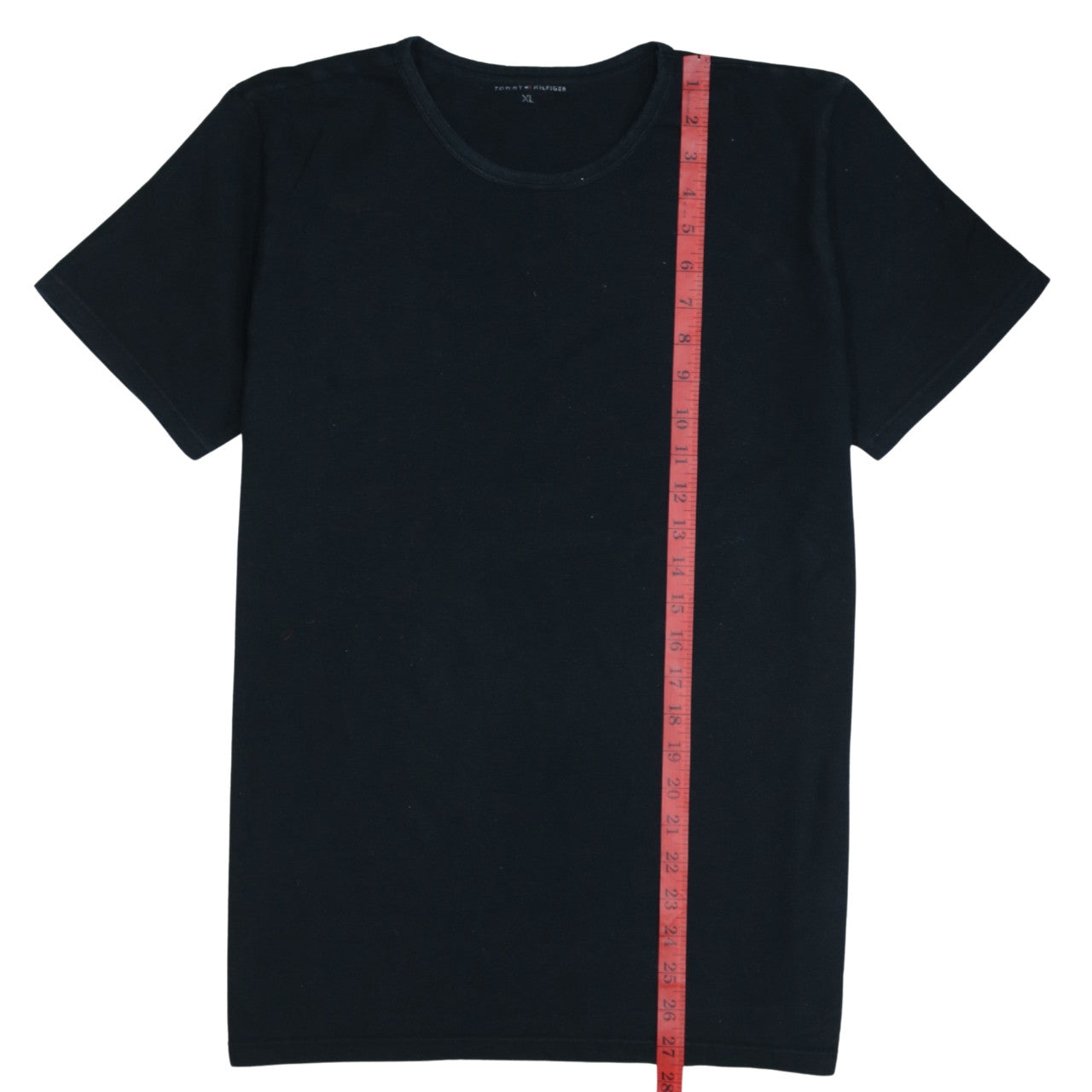 Tommy Hilfiger Men's Black XL Cotton Crew Neck T-Shirt
