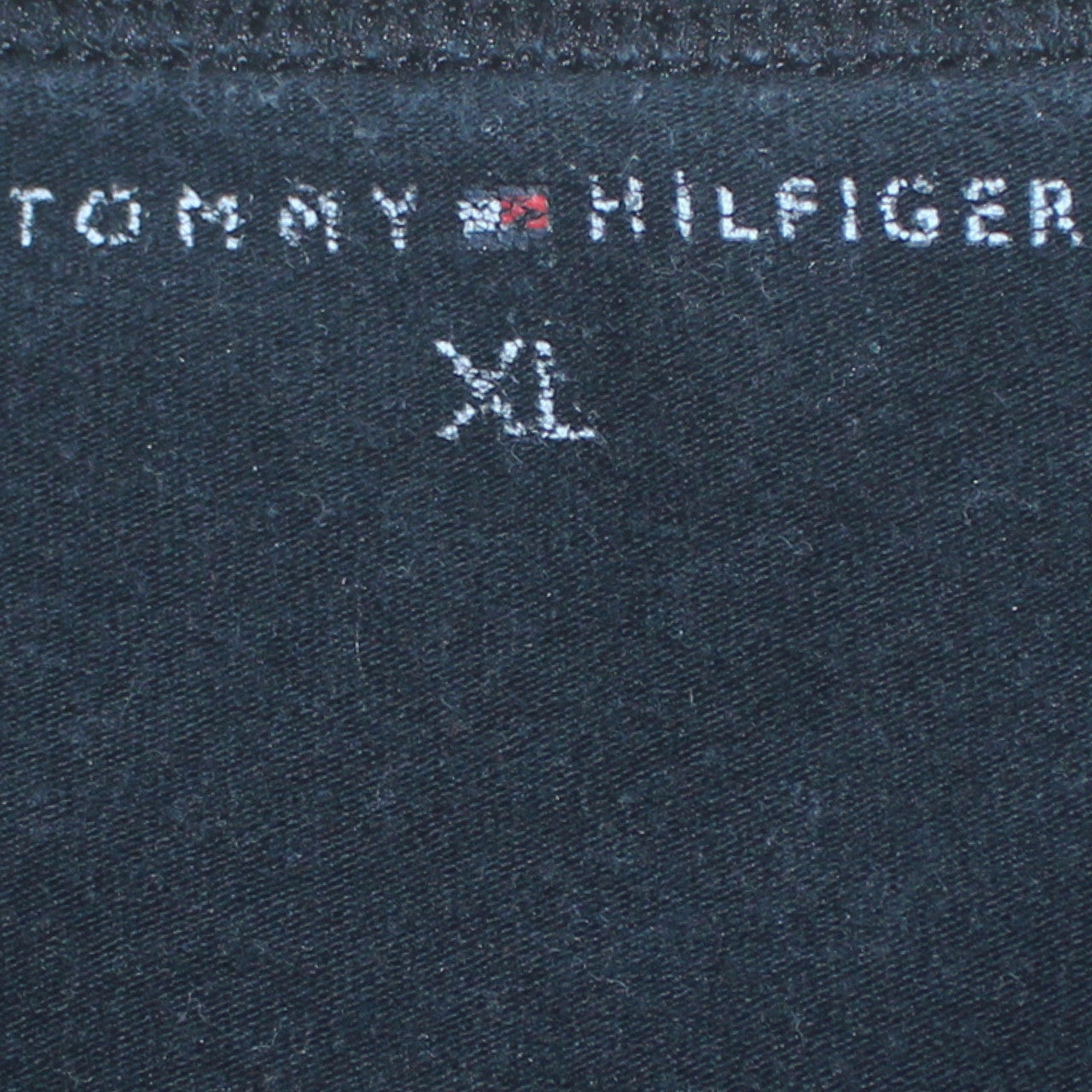 Tommy Hilfiger Men's Black XL Cotton Crew Neck T-Shirt