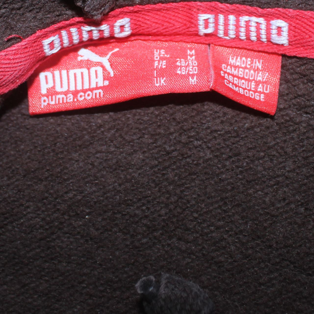 Puma Men's Black M Pullover Hoodie Graphic Logo Sportswear