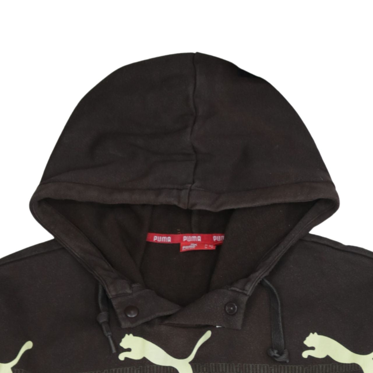Puma Men's Black M Pullover Hoodie Graphic Logo Sportswear
