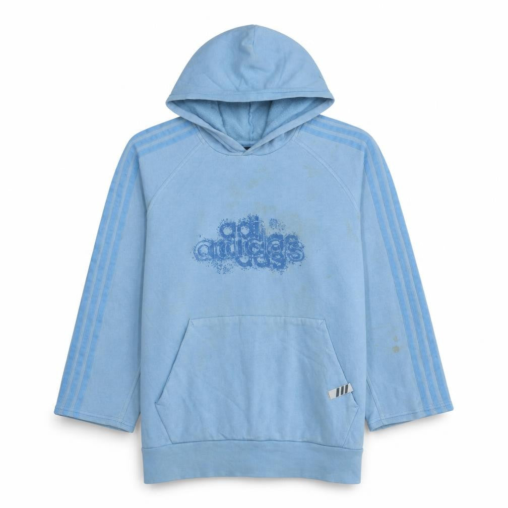 Adidas Men's Blue XL Pullover Hoodie Fleece Sportswear
