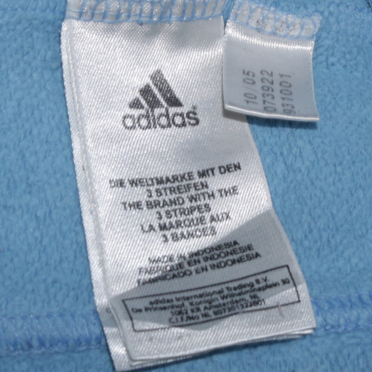 Adidas Men's Blue XL Pullover Hoodie Fleece Sportswear