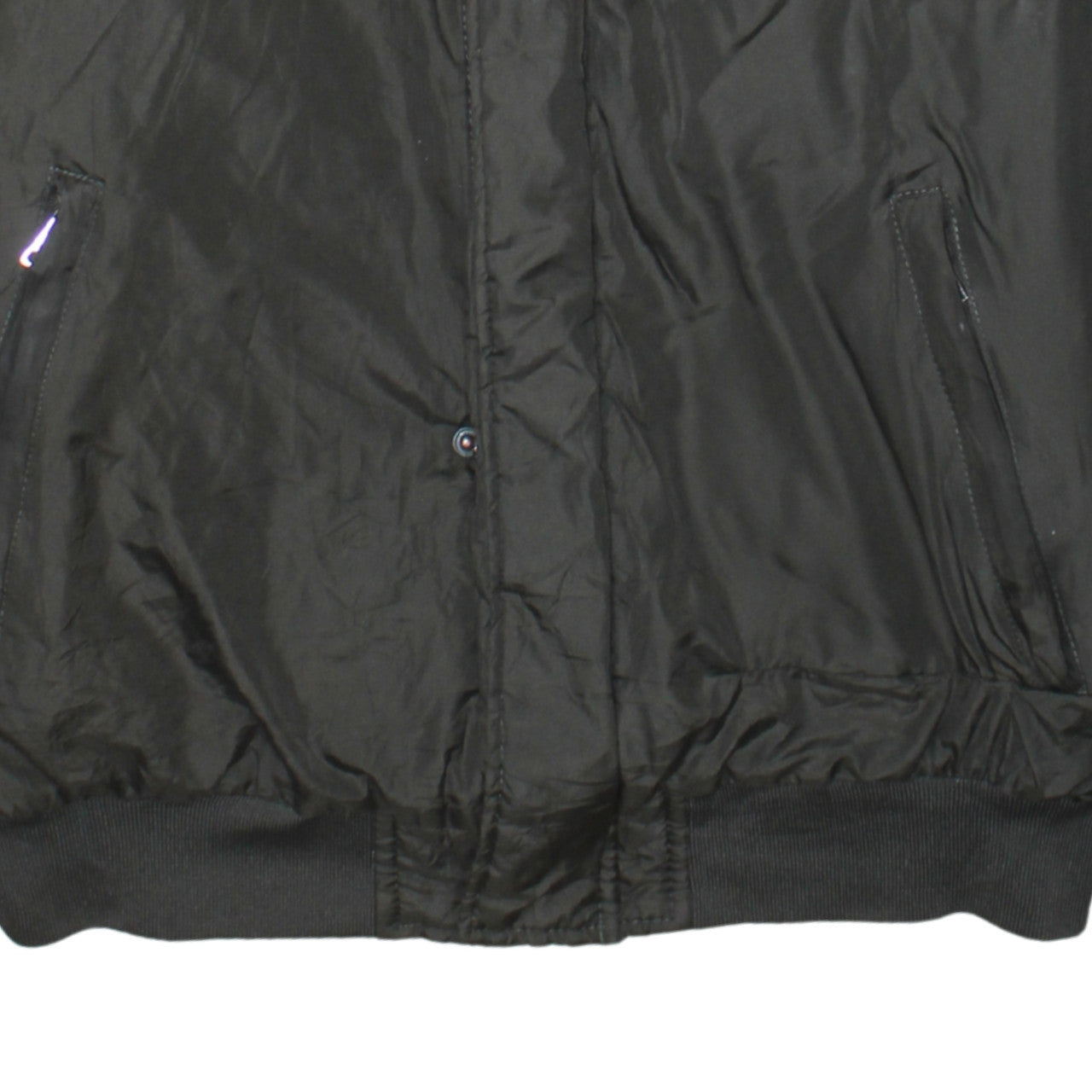 GANT Men's Black Bomber Jacket L Regular Fit Nylon Full Zip