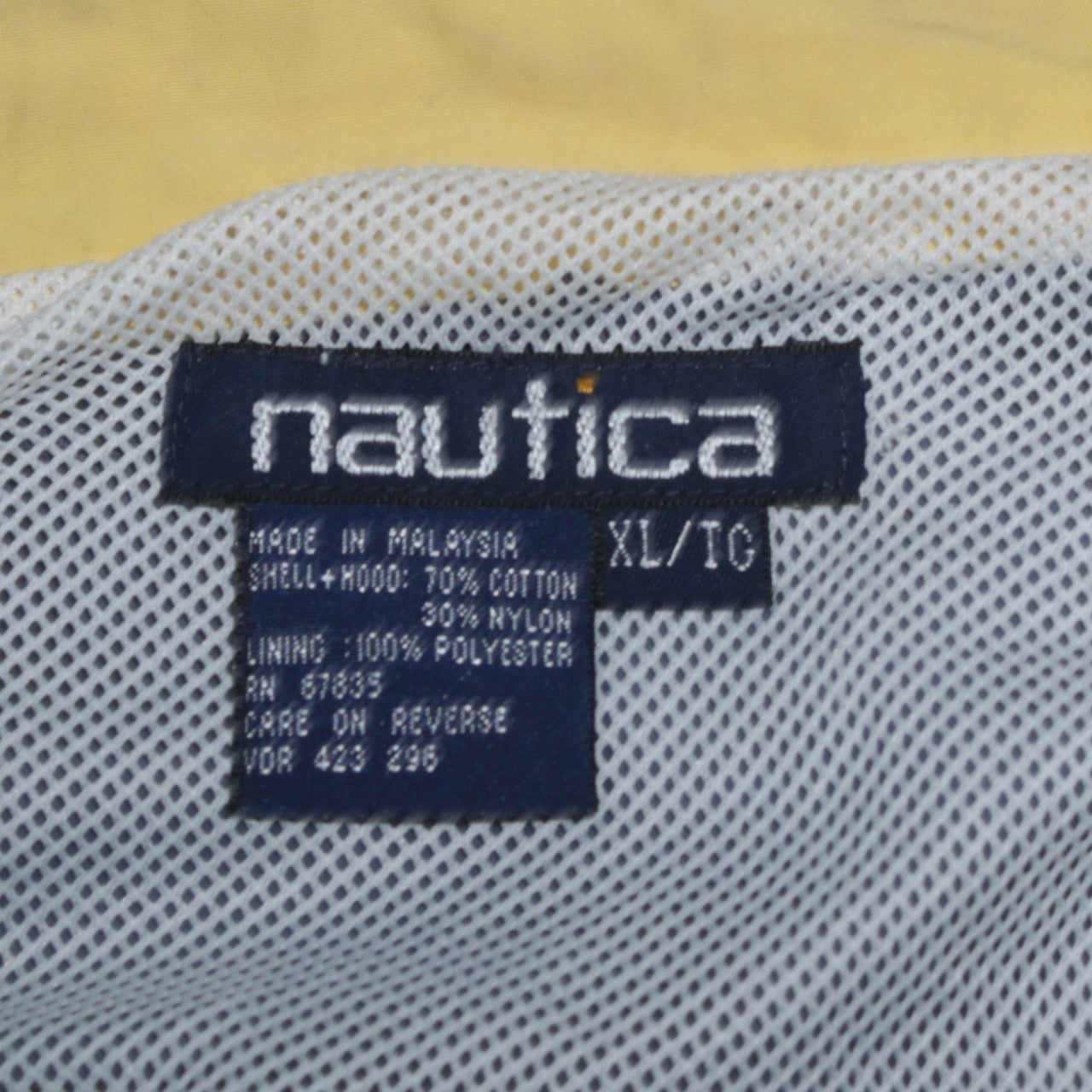 Nautica Men’s Blue Colour Block XL Windbreaker Jacket