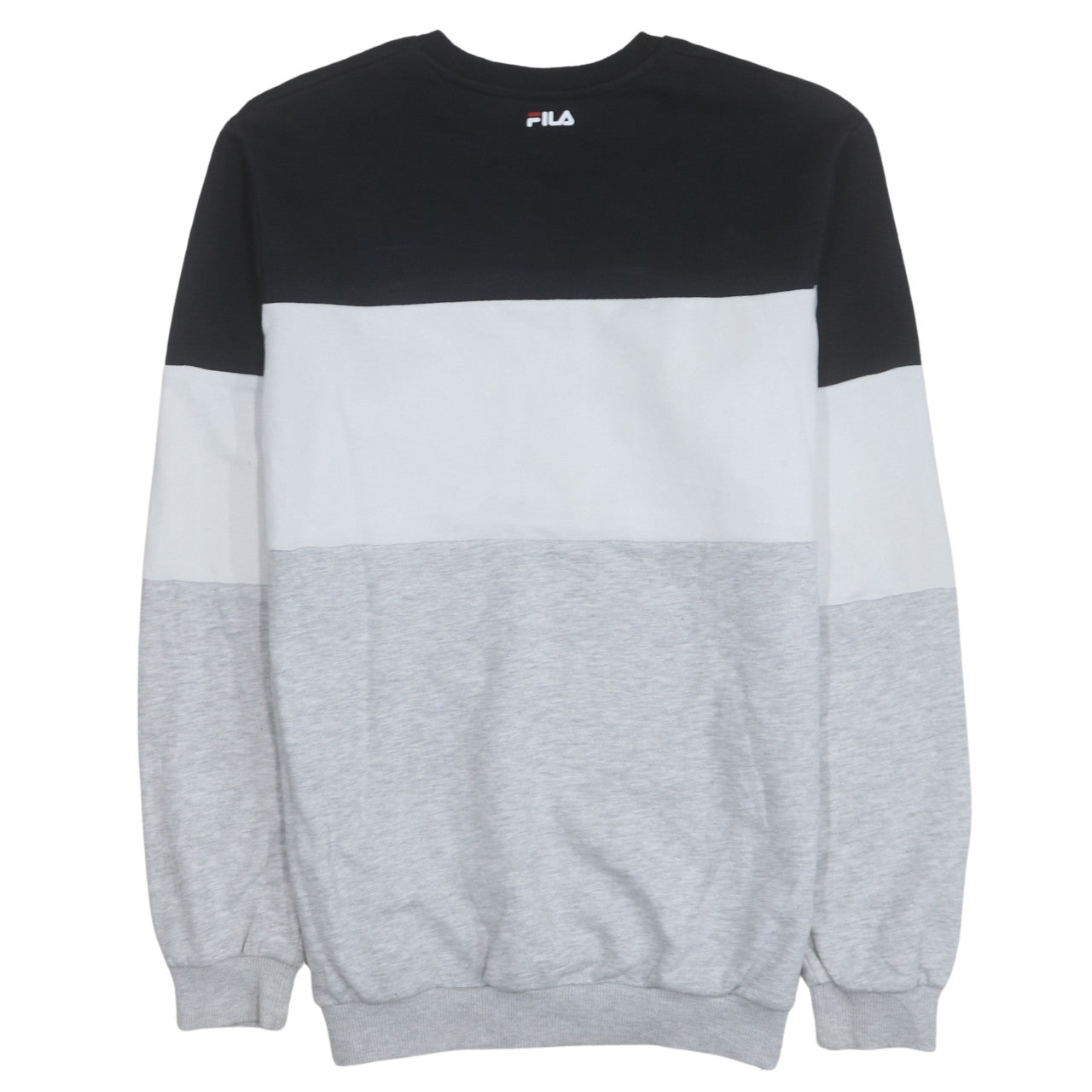 Fila Men's Multicoloured Crew Neck Logo Sweatshirt Size S