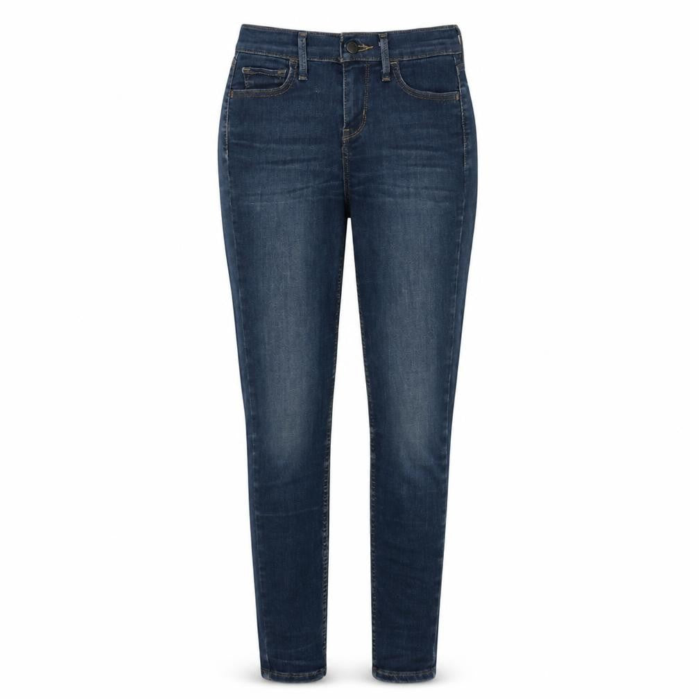 Levi's Women's Blue 710 Super Skinny Jeans Size 25 Mid-Rise Denim