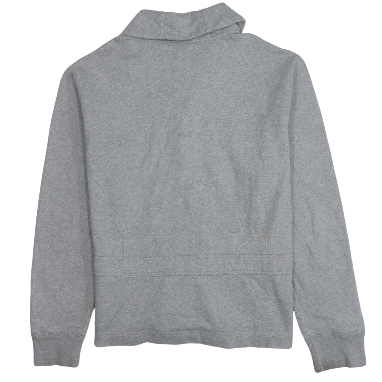 Ralph Lauren Men's Grey XL Cardigan Sweatshirt with Logo Patch