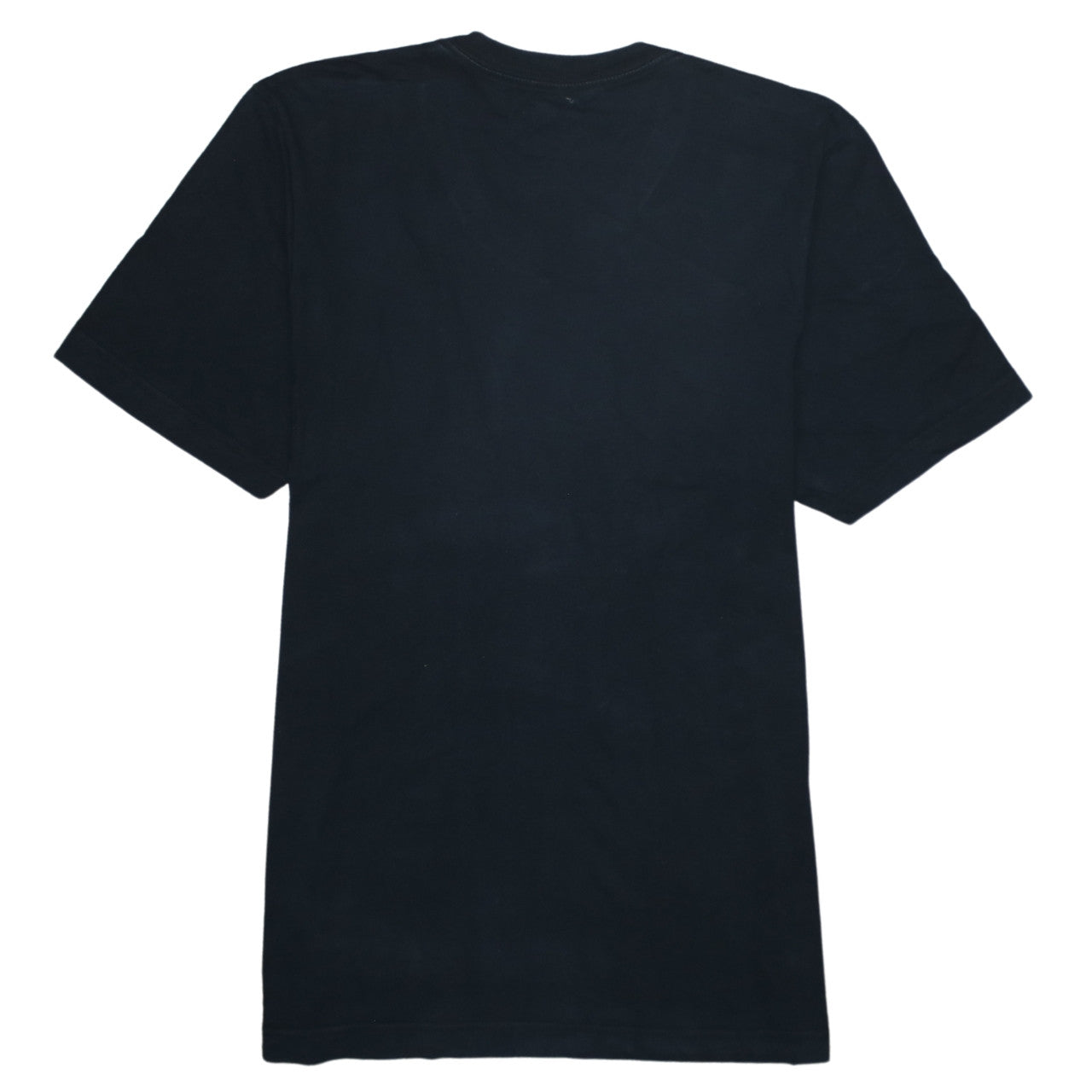 Nike Men's Black V-Neck Regular Fit Cotton T-Shirt Small
