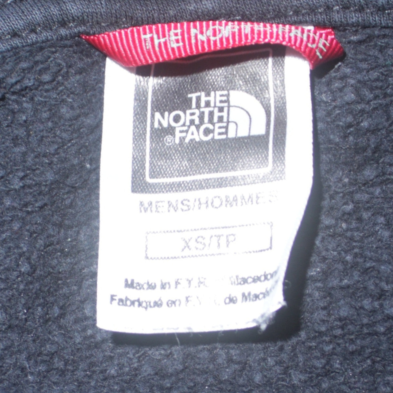 The North Face Men's Black XS Full Zip Fleece Hoodie