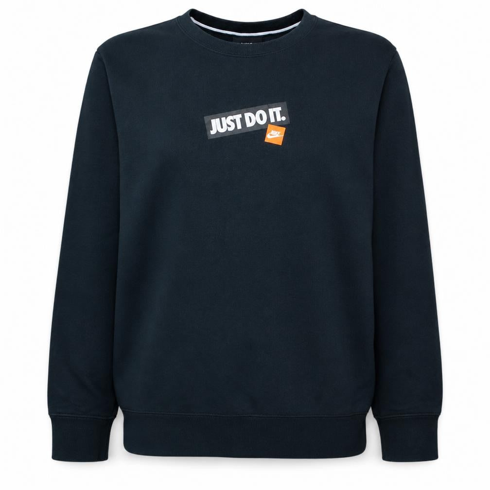 Nike Men's Black Just Do It Pullover Sweatshirt Size S