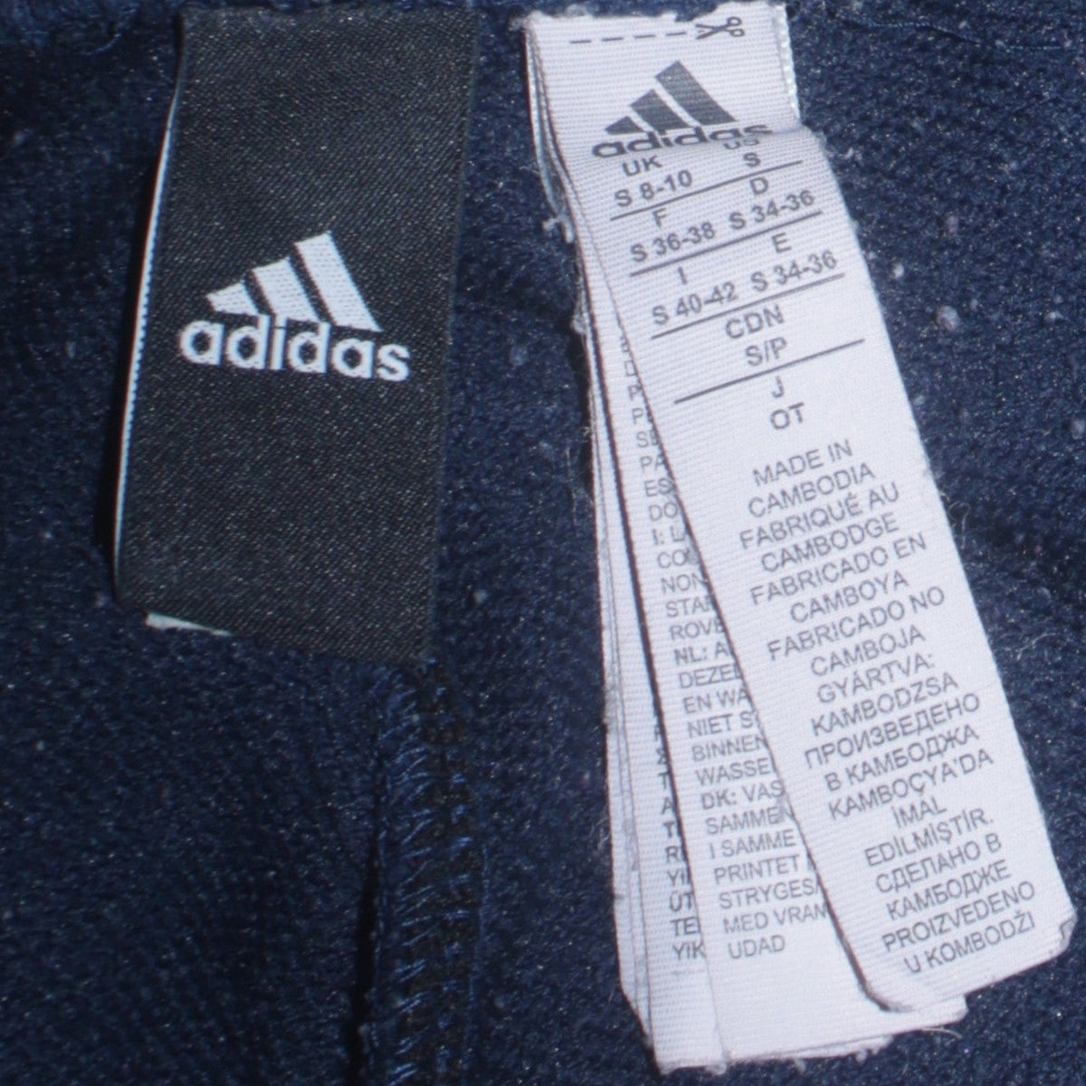 Adidas Women's Blue Regular Fit Fleece Sweatpants Size S