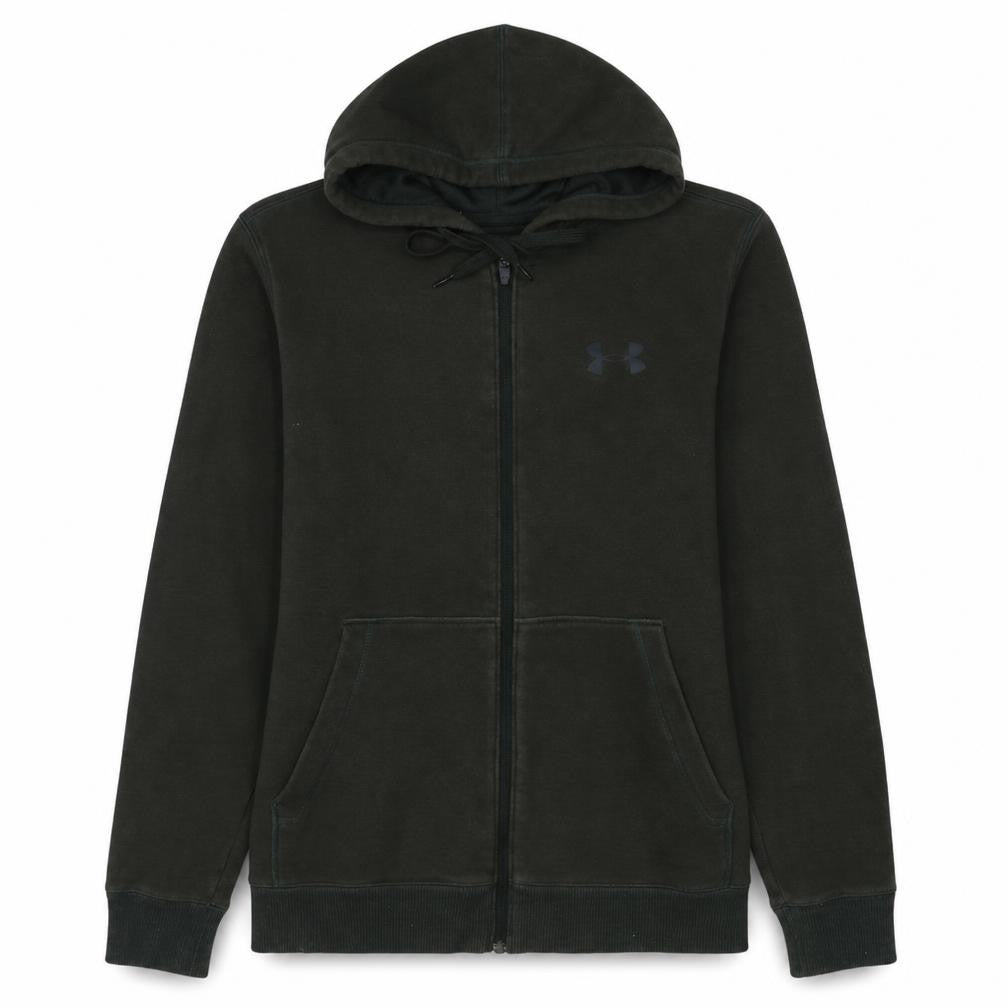 Under Armour Men’s Green Full Zip Hoodie S Coldgear Sportswear