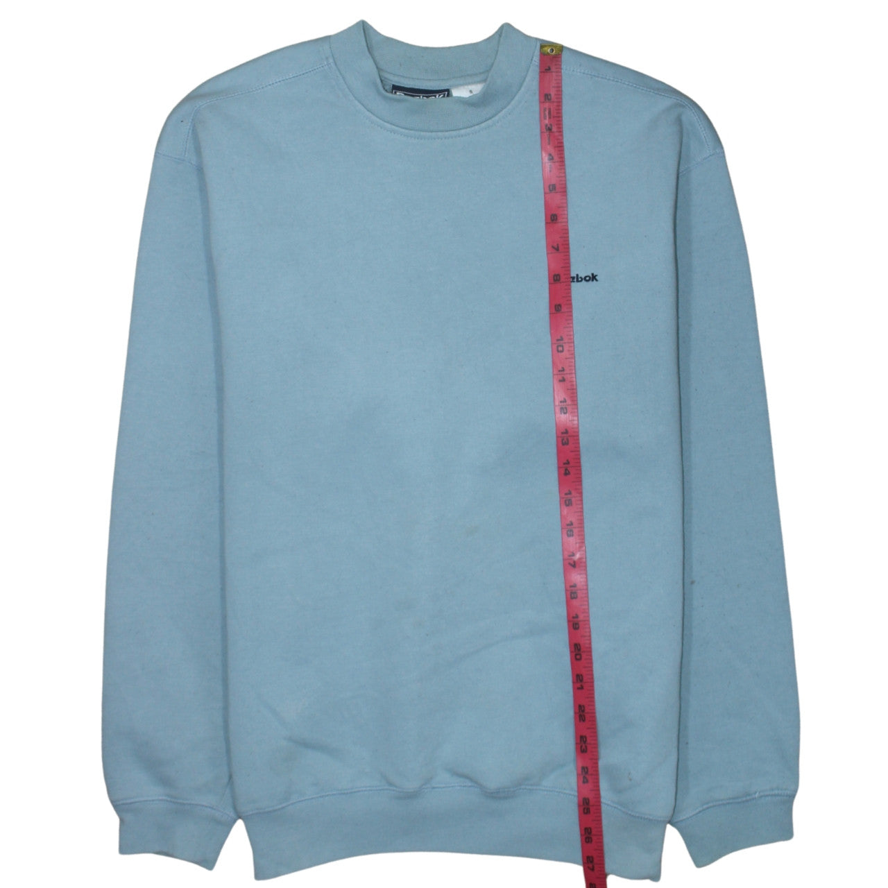 Reebok Mens Blue Crew Neck Pullover Sweatshirt Size S