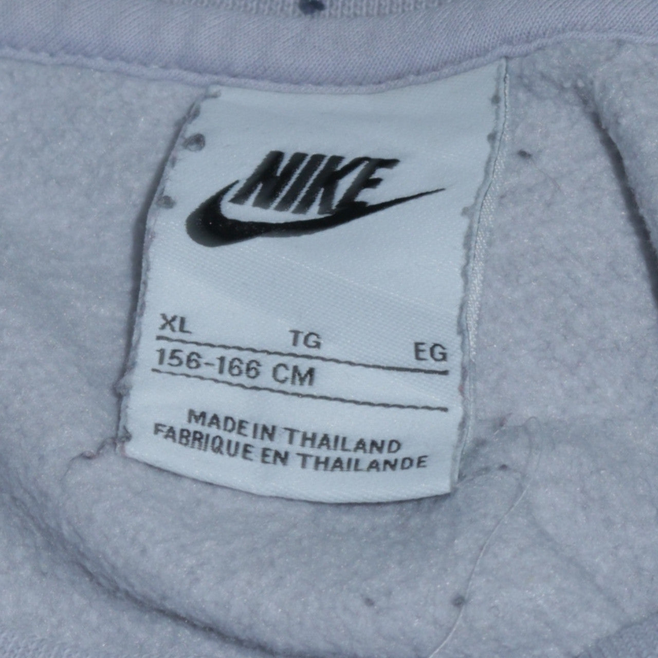 Nike Girls Grey XL Pullover Fleece Sweatshirt Sports Logo Crew Neck