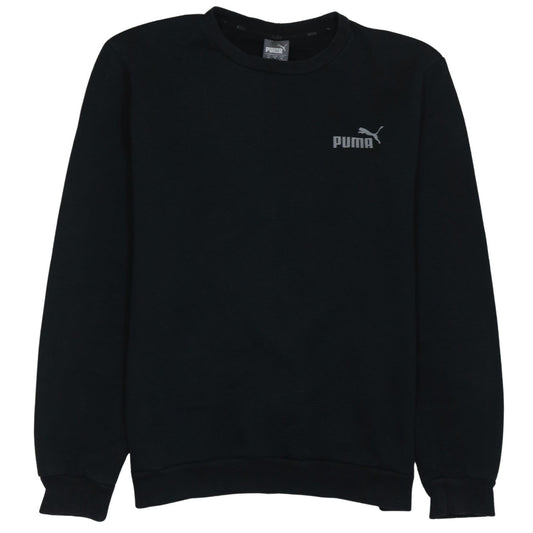Puma Men's Black Regular Fit Crew Neck Pullover Sweatshirt M