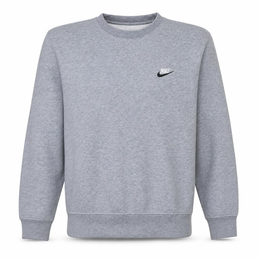 Nike Men's Grey Crew Neck Sweatshirt M Regular Fit Pullover