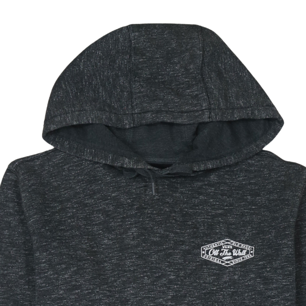Vans Mens Grey Pullover Hoodie XS Off The Wall Logo Skate Streetwear