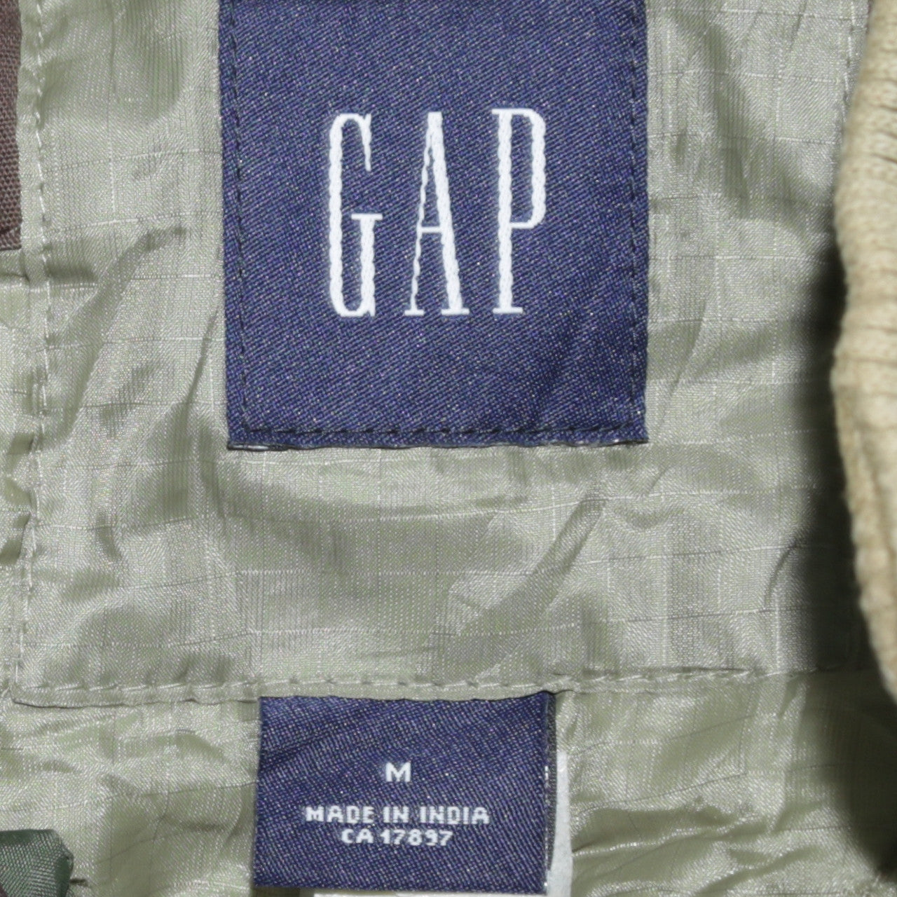 GAP Men's Brown Military Style Cotton Jacket M