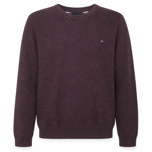 Tommy Hilfiger Men's Brown Cotton Crew Neck Jumper Size L