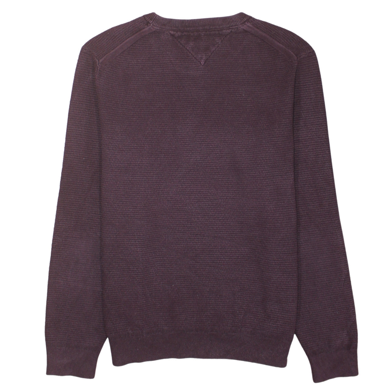 Tommy Hilfiger Men's Brown Cotton Crew Neck Jumper Size L