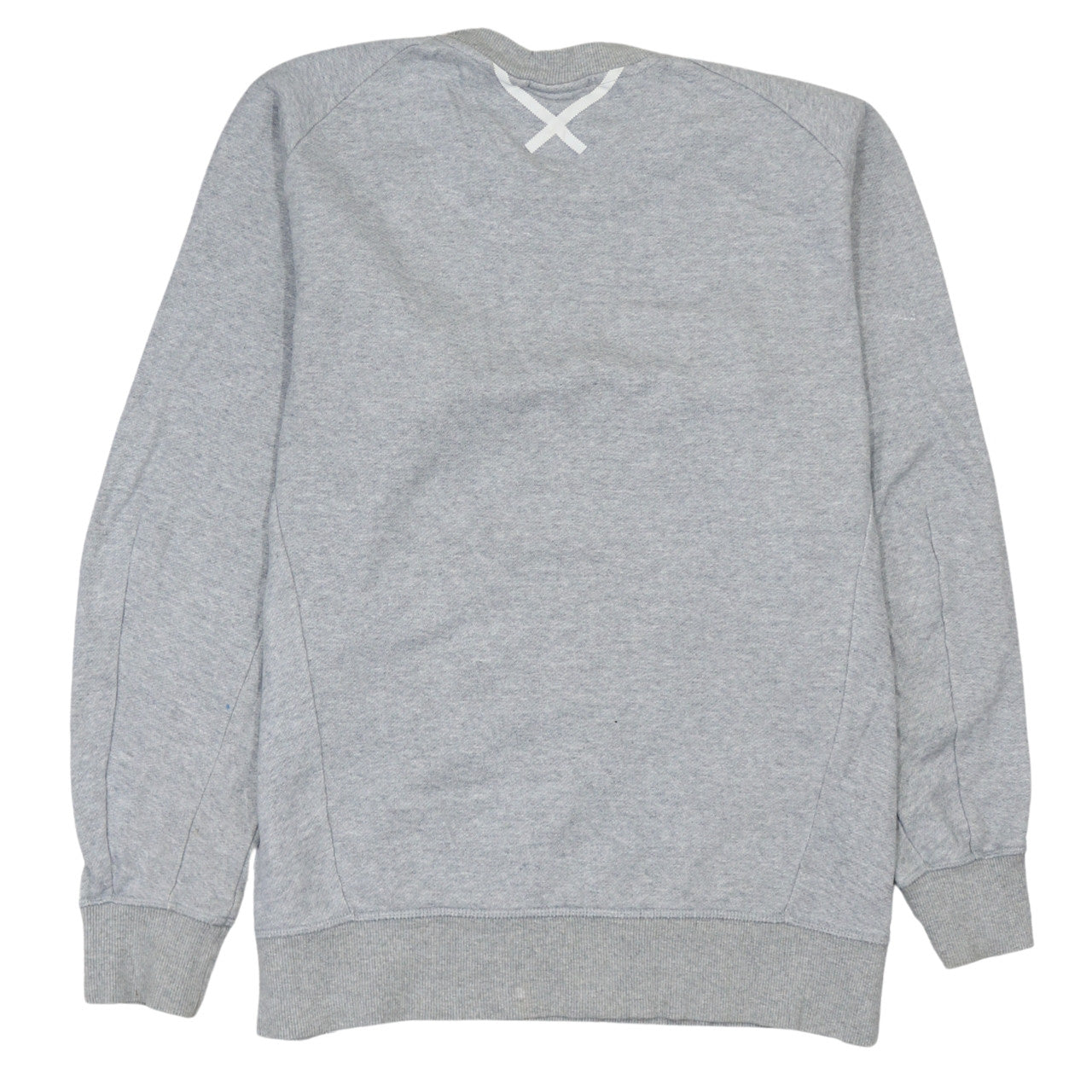 Adidas Men's Grey Crew Neck Pullover Sweatshirt Size M Regular Fit