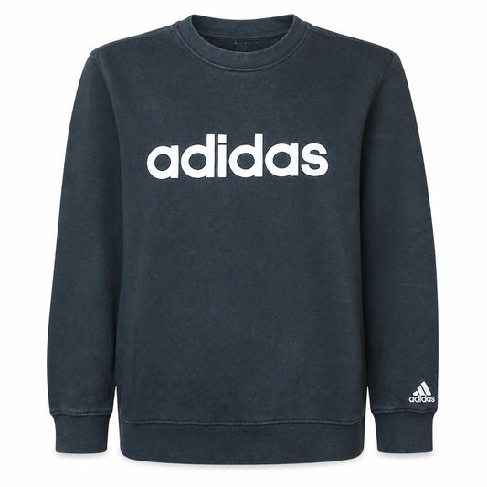 Adidas Womens Black Size 14 Pullover Crew Neck Sweatshirt