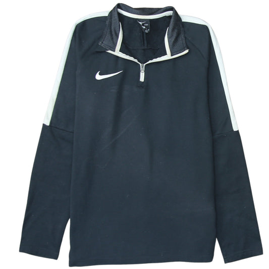 Nike Men's Black Small Dri-FIT 1/4 Zip Pullover Sweatshirt