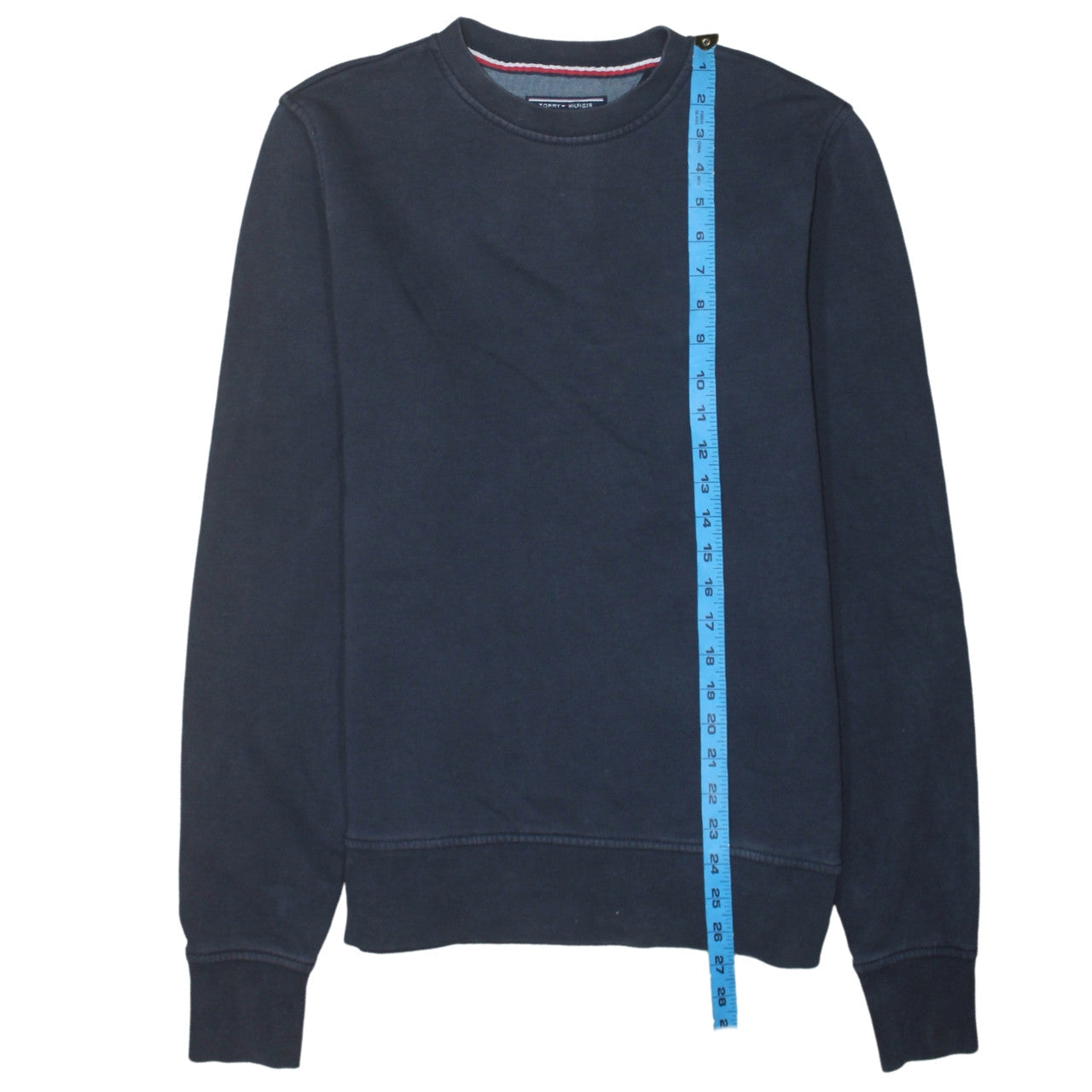 Tommy Hilfiger Men's Blue Crew Neck Vintage Fit Sweatshirt Size S