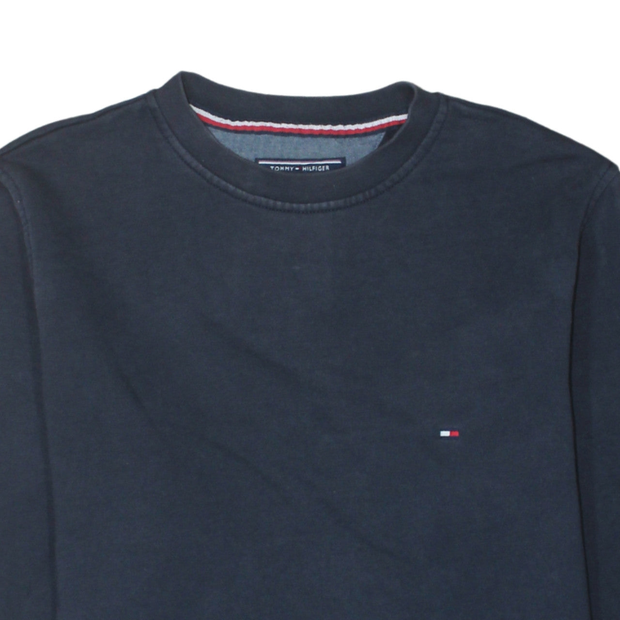 Tommy Hilfiger Men's Blue Crew Neck Vintage Fit Sweatshirt Size S