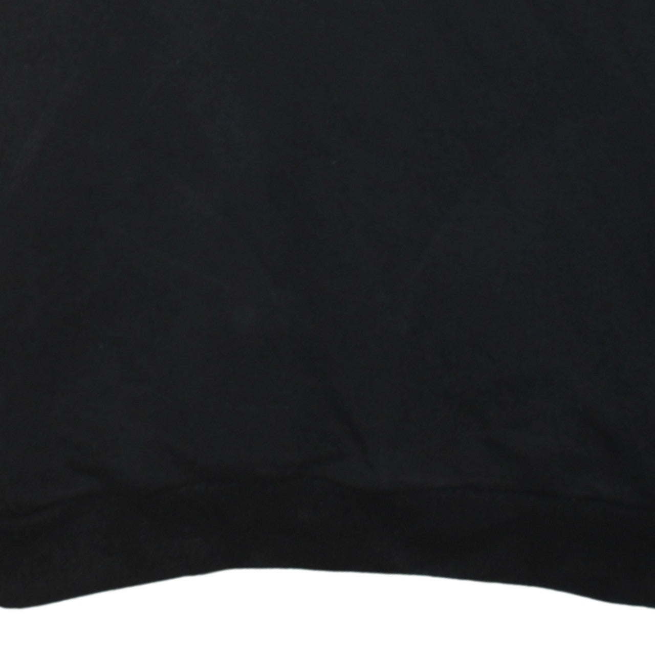 Kappa Mens Black Large Pullover Hoodie with Logo and Stripe Detail