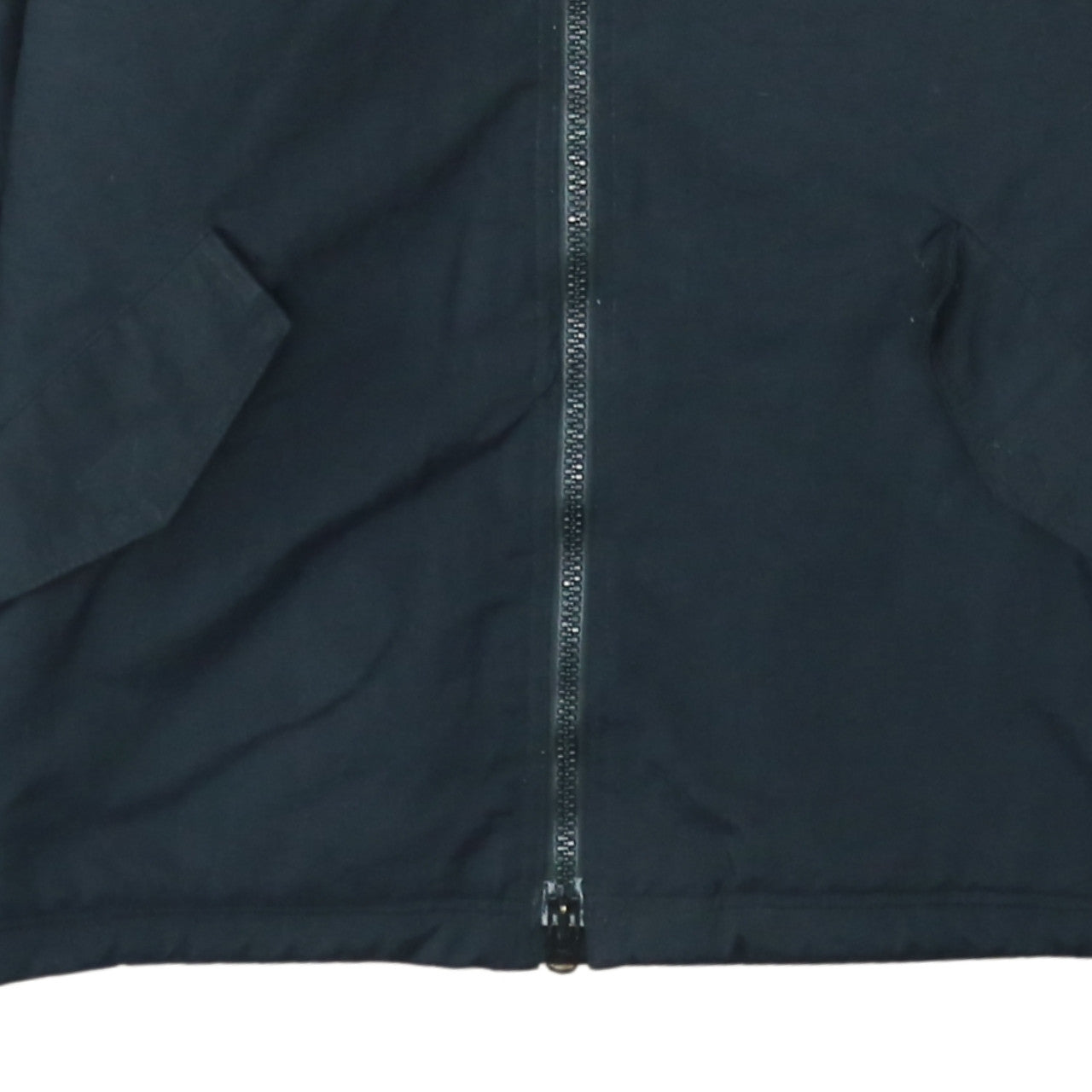 GAP Men's Black Hooded Nylon Full Zip Lined Winter Jacket Size S